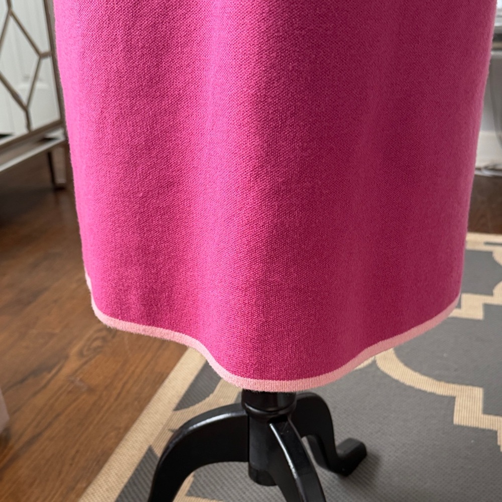 FATE Pink Mock Neck Knit Dress w/ Pockets & Gold Buttons NWT - Picture 6 of 10